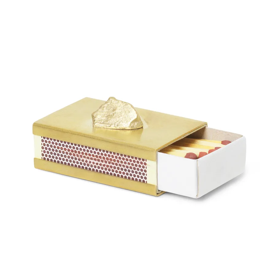 Stone etui na zapałki, mosiądz Ferm Living