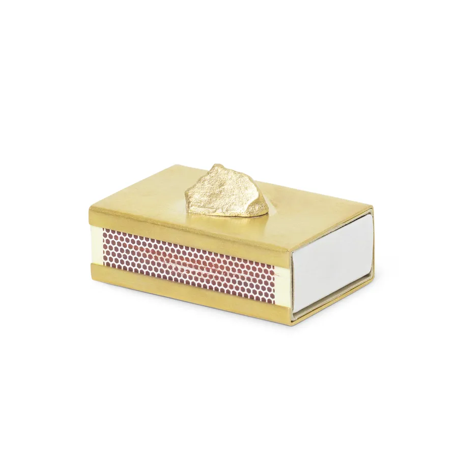 Stone etui na zapałki, mosiądz Ferm Living