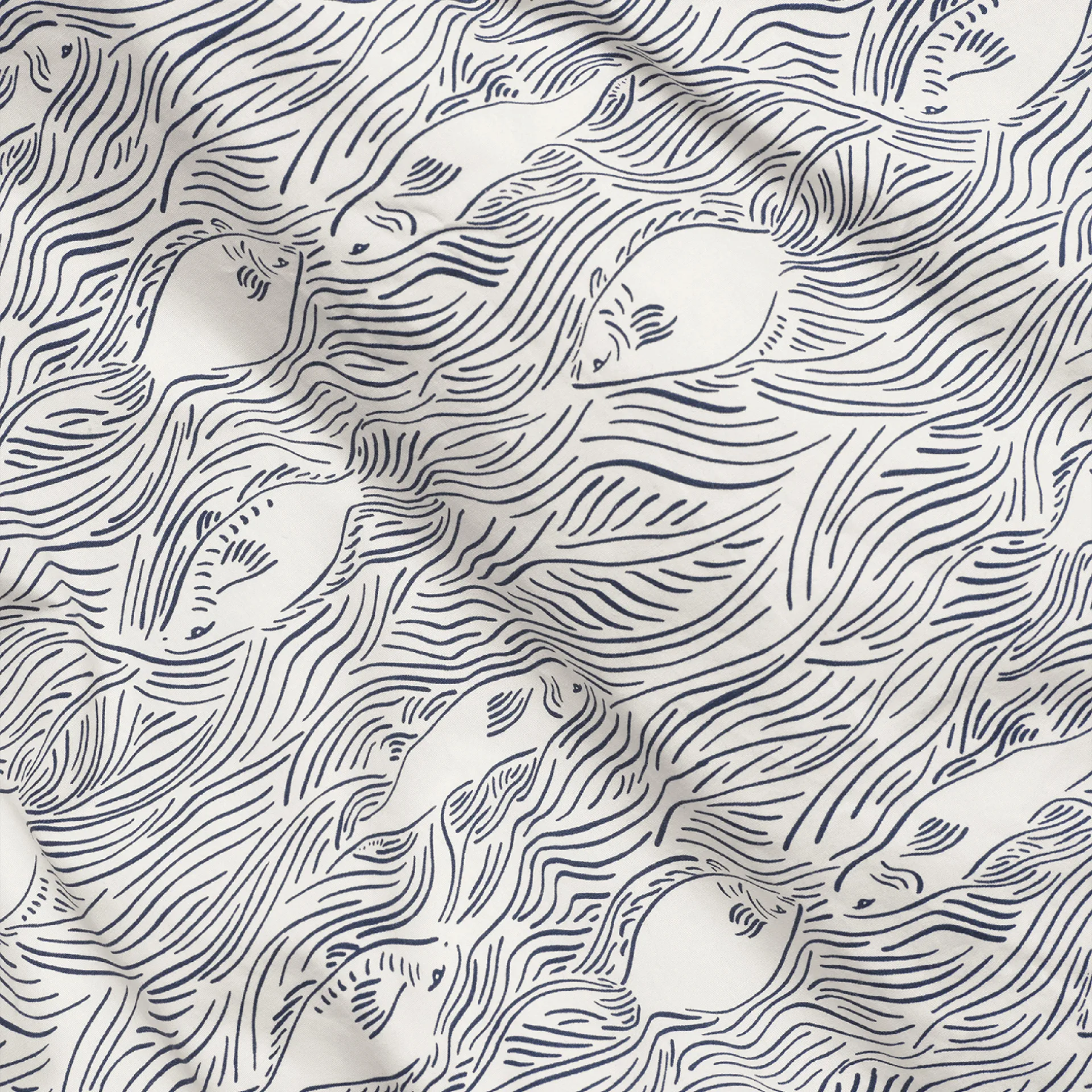 Stream pościel 100x140 cm, Off white Ferm Living