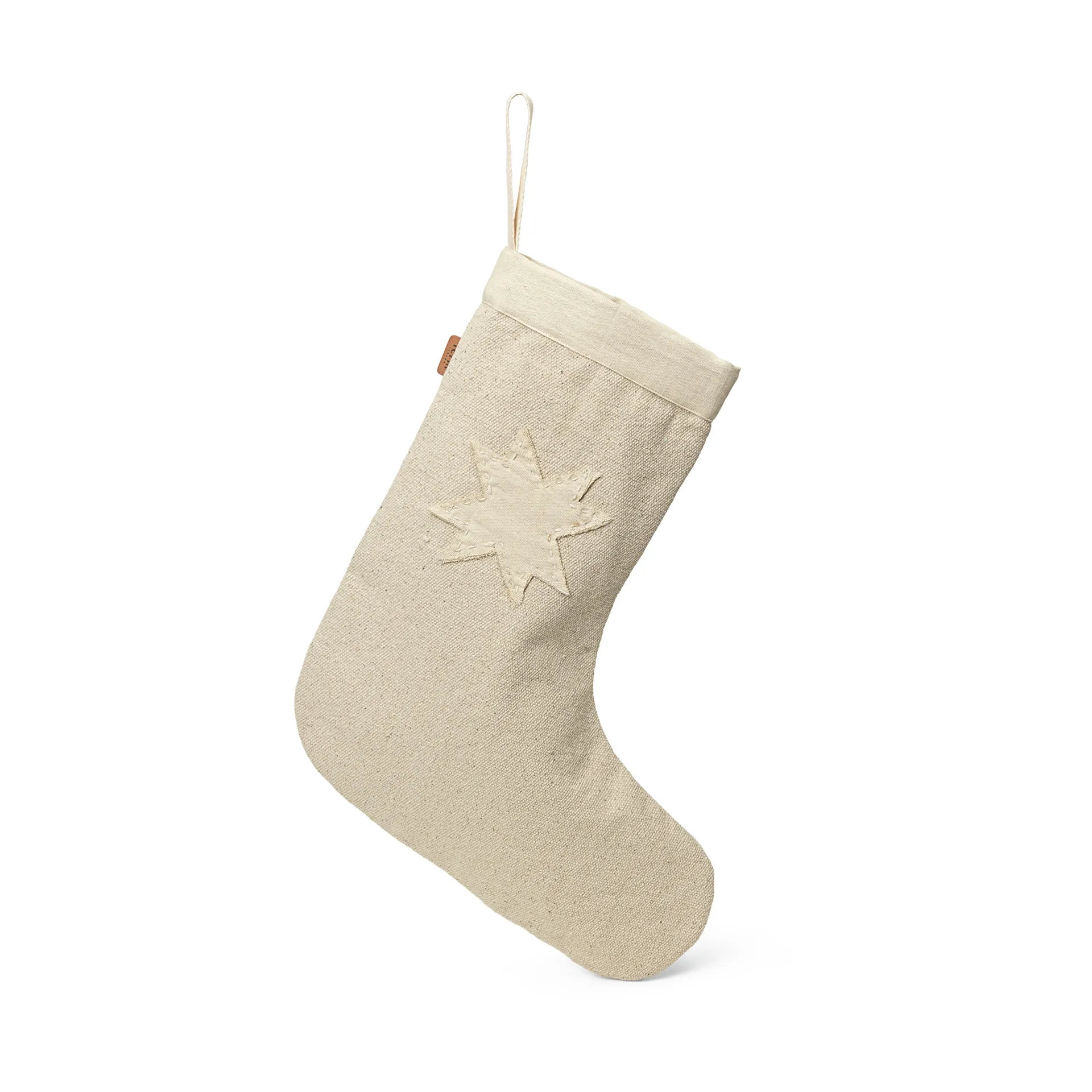 Świąteczna skarpeta na prezenty Vela, Natural Ferm Living