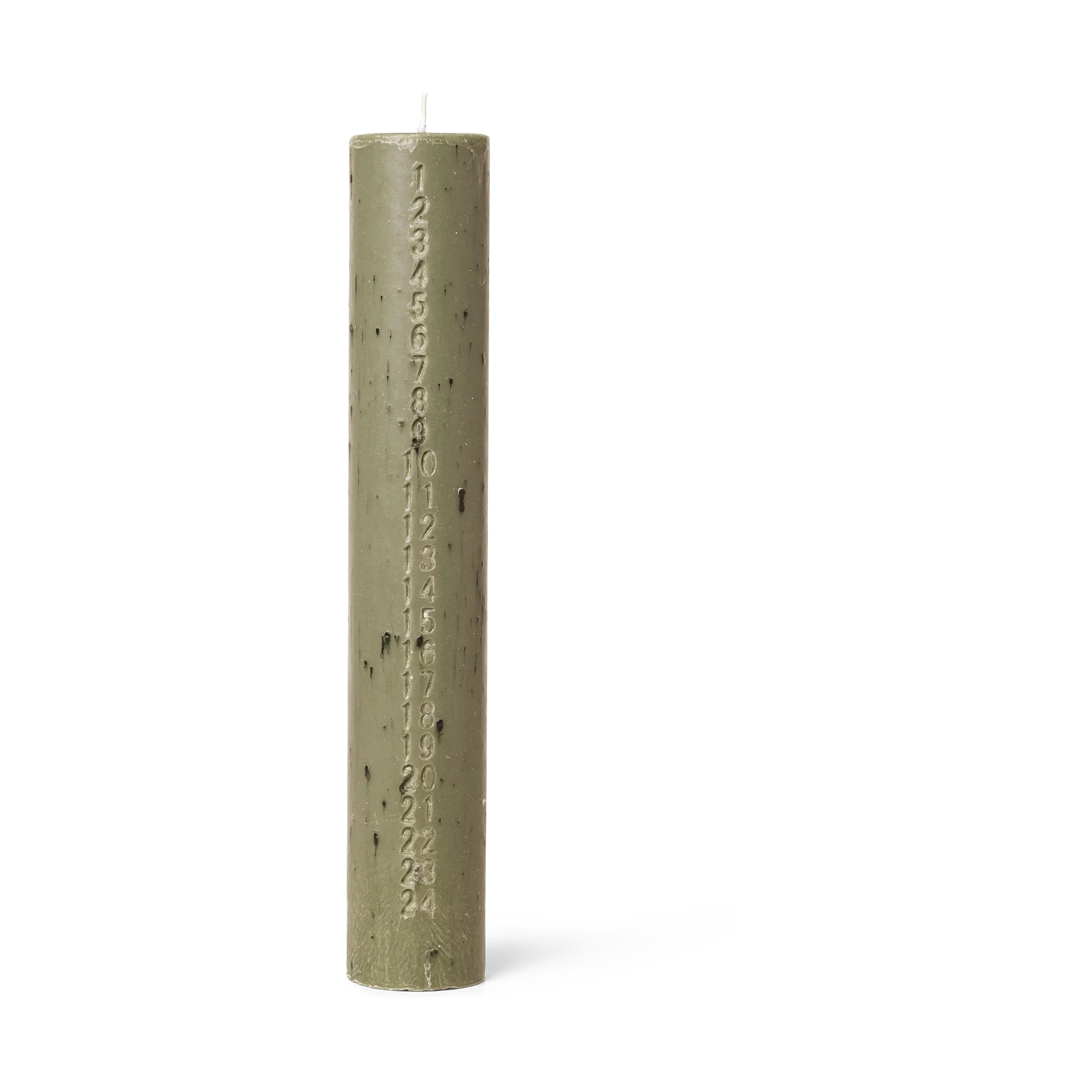 Świeca adwentowa Mura, Artichoke green Ferm Living