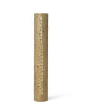 Świeca adwentowa Mura - Ash brown - Ferm Living
