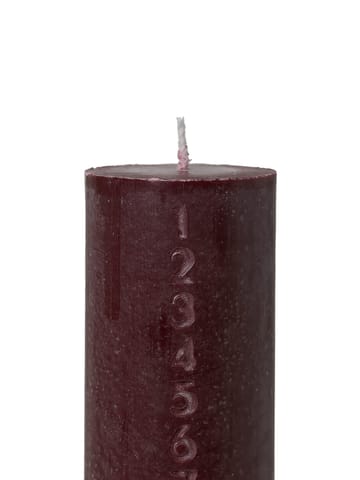 Świeca adwentowa Pure - Burgundia - Ferm Living