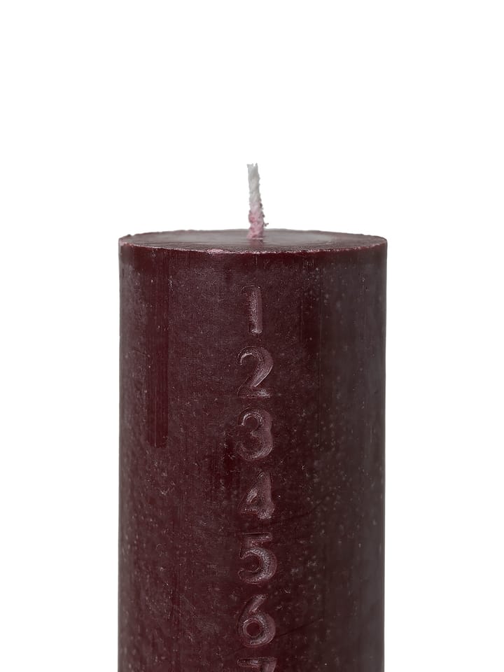 Świeca adwentowa Pure, Burgundia Ferm Living
