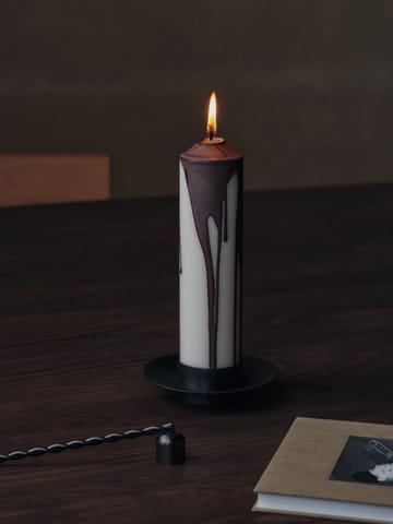 Świeca Dryp - Ciemna czekolada, 20 cm - Ferm Living