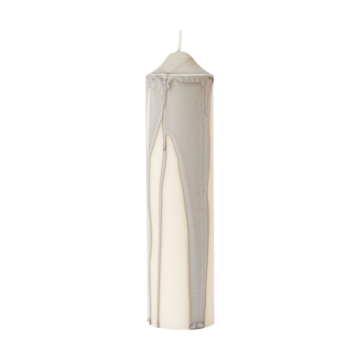 Świeca Dryp - Ciepły szary, 20 cm - Ferm Living