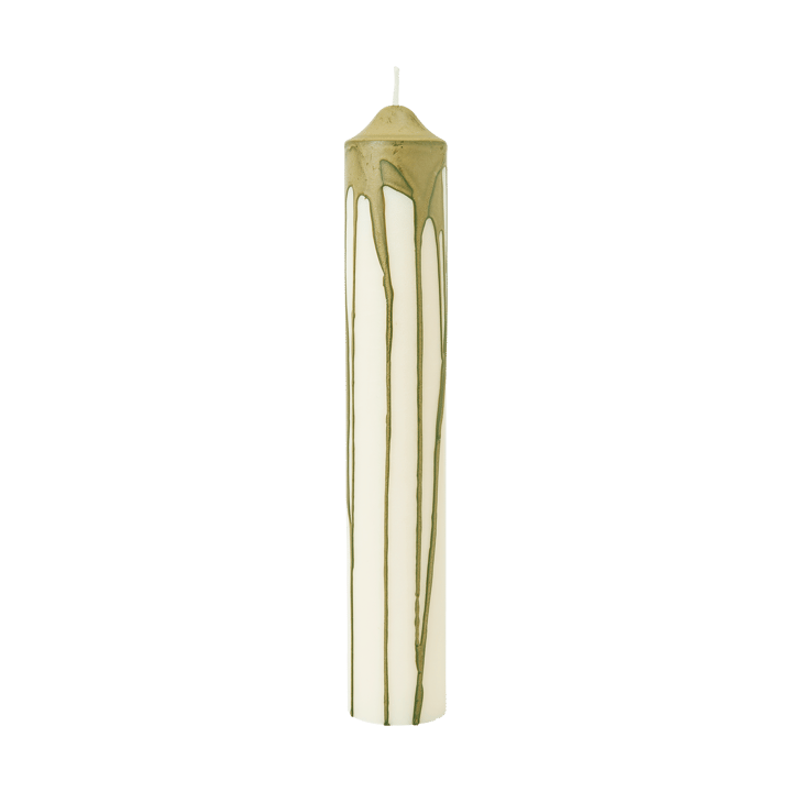 Świeca Dryp - Oliwkowa zieleń, 30 cm - Ferm Living