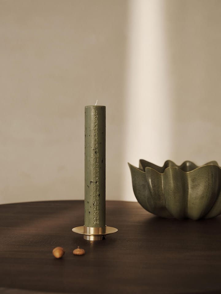 Świeca kalendarzowa Mura, Artichoke green Ferm Living