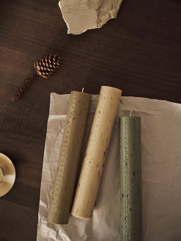 Świeca kalendarzowa Mura - Artichoke green - Ferm Living