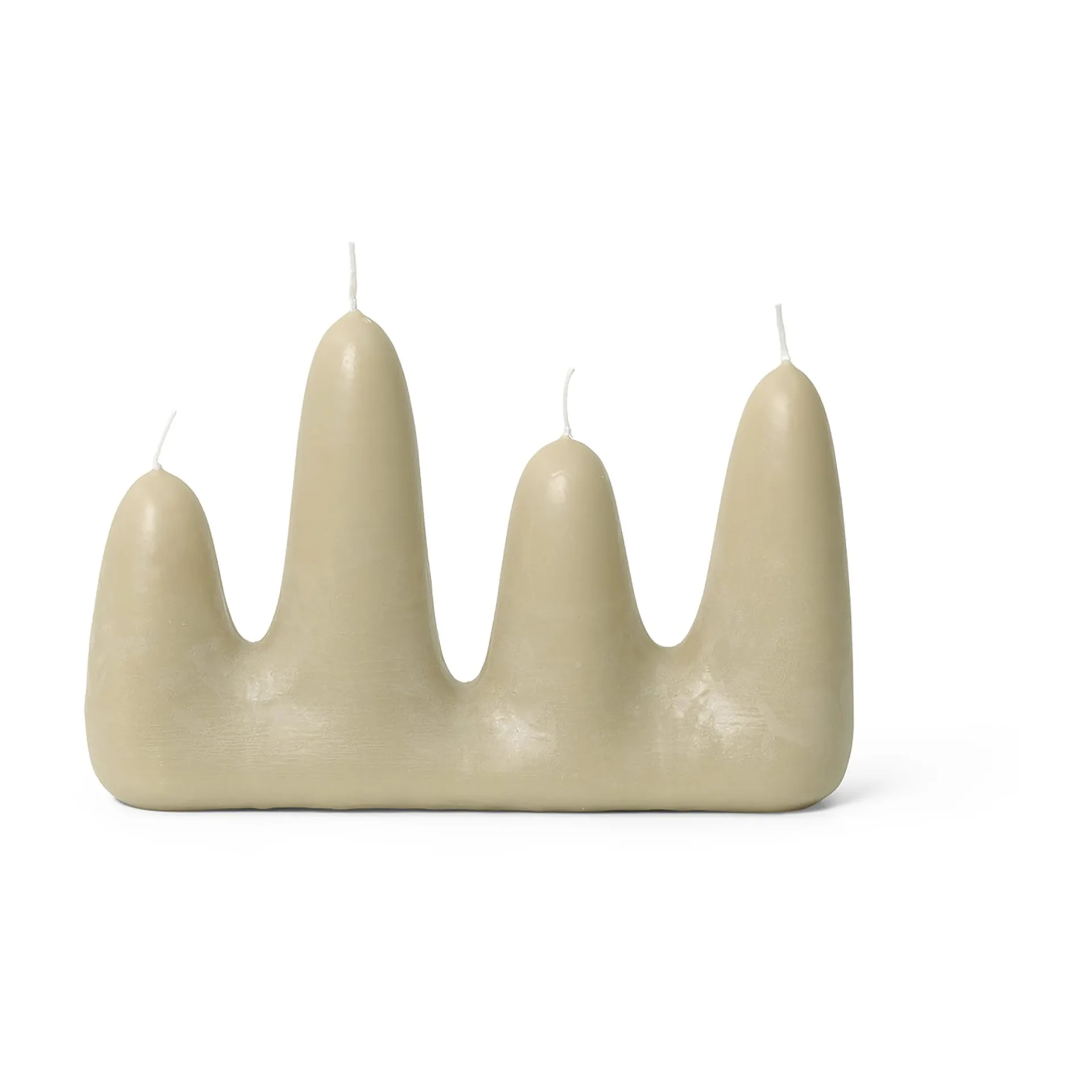 Świeca Stala, sand Ferm Living