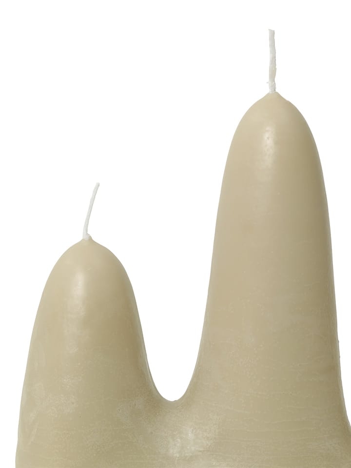 Świeca Stala, sand Ferm Living