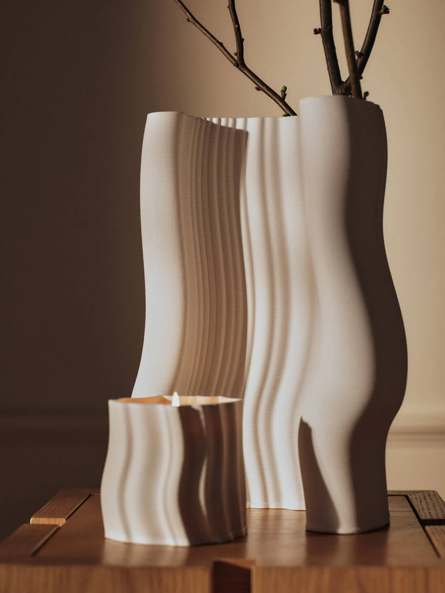 Świeca zapachowa Rylith 53 h, Figowiec Ferm Living