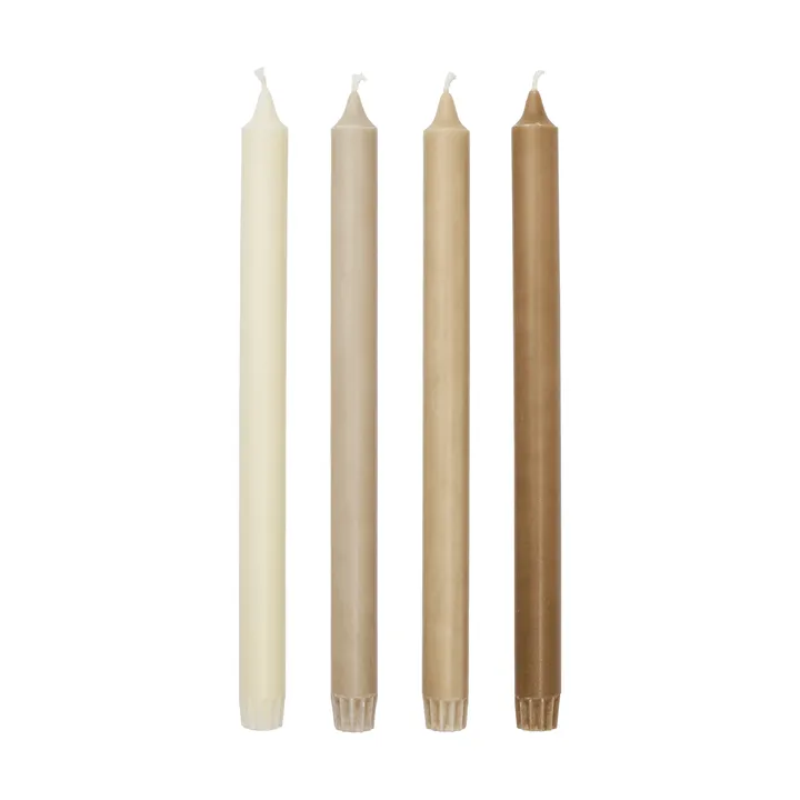 Świeczki Pure, 4 szt. - Faded - Ferm Living