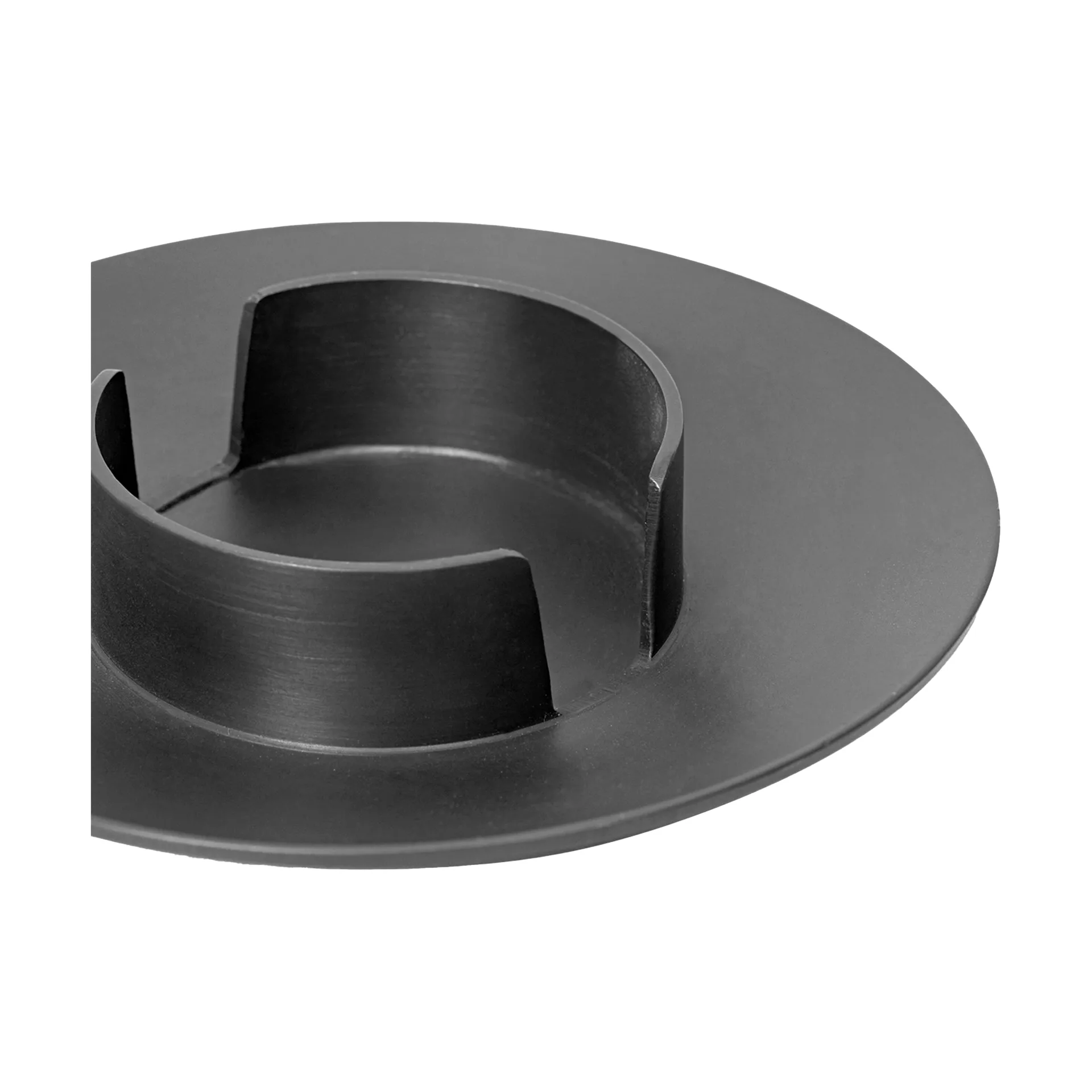 Świecznik Block, Black brass Ferm Living