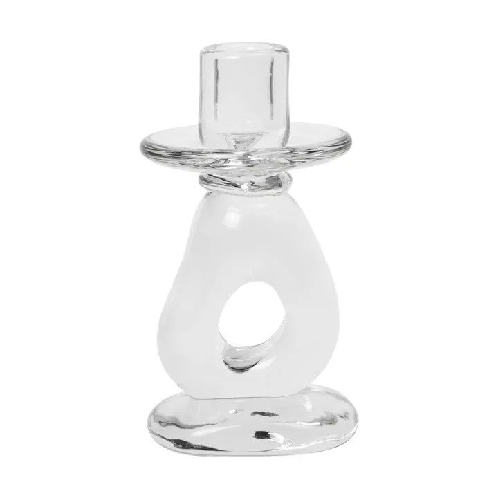 Świecznik Damo 16 cm - Clear - Ferm Living