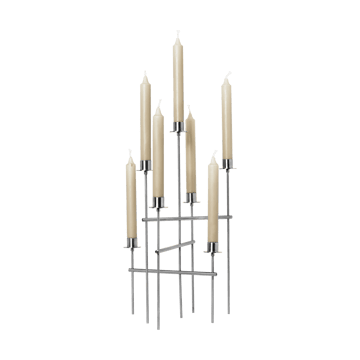 Świecznik Elysia - Brushed stainless steel - Ferm Living