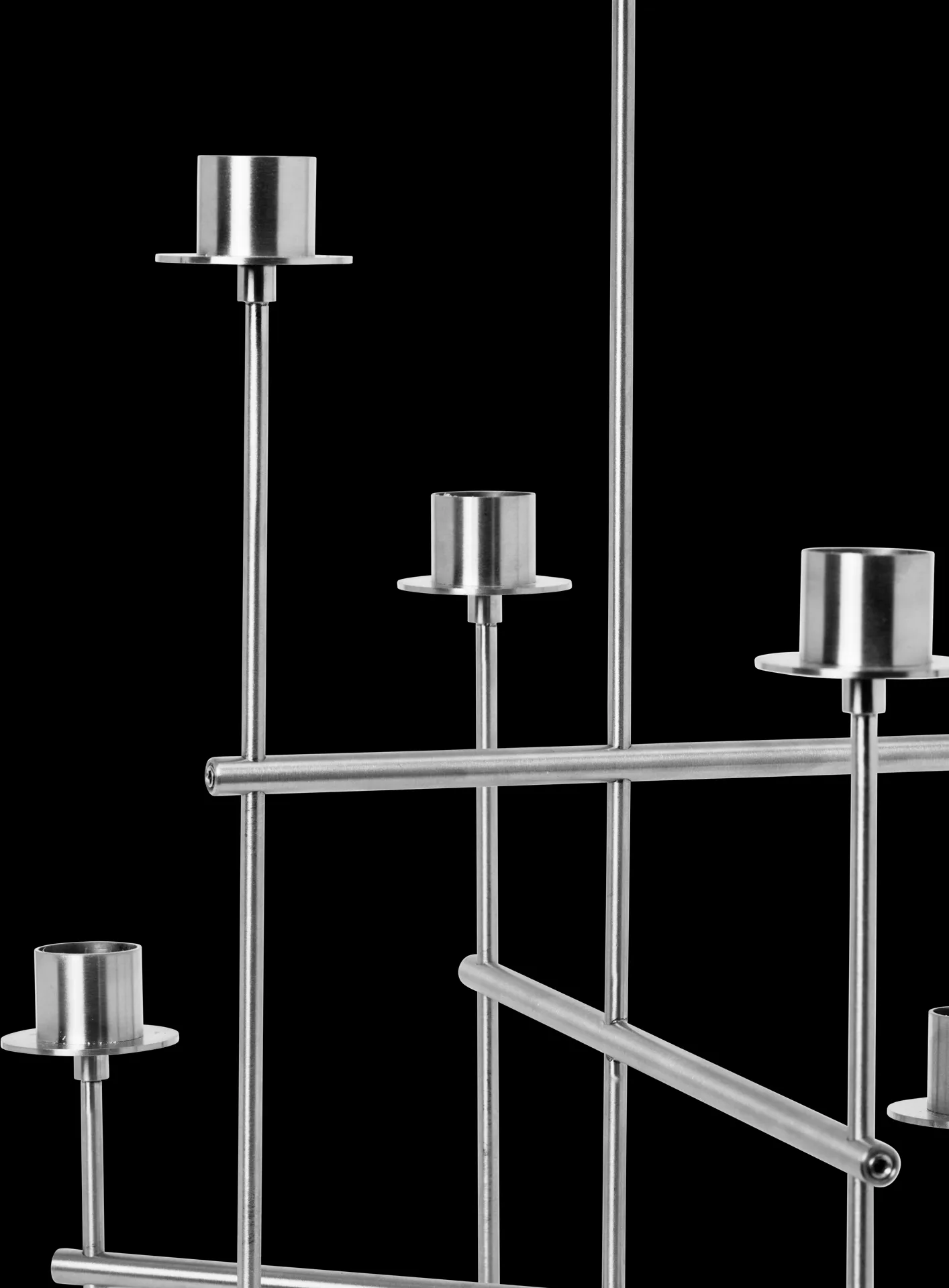 Świecznik Elysia, Brushed stainless steel Ferm Living