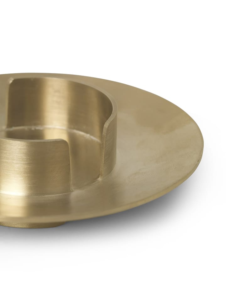 Świecznik Ferm Living do świecy blokowej, brass Ferm Living