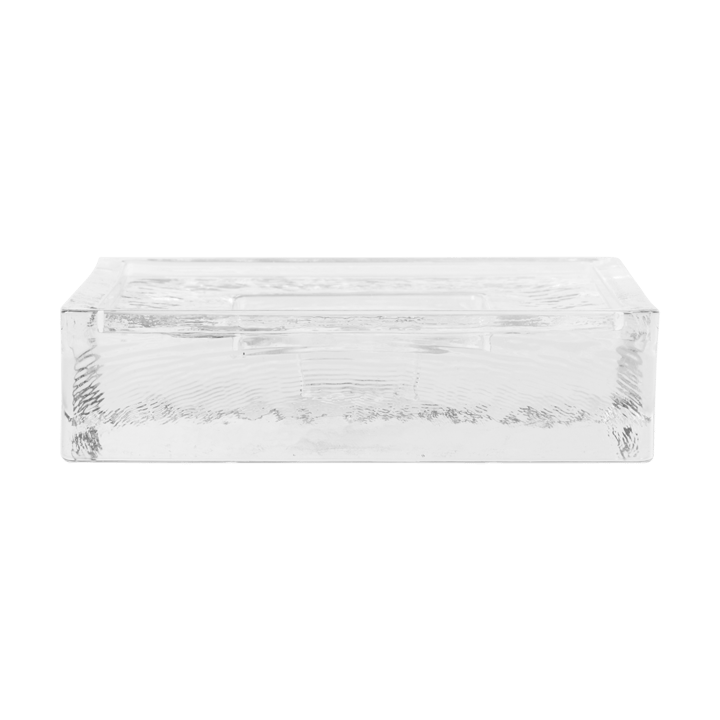 Świecznik Gradia square 16x16 cm - Clear - Ferm Living