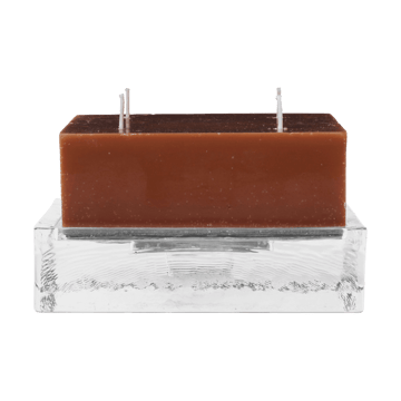 Świecznik Gradia square 16x16 cm - Clear - Ferm Living