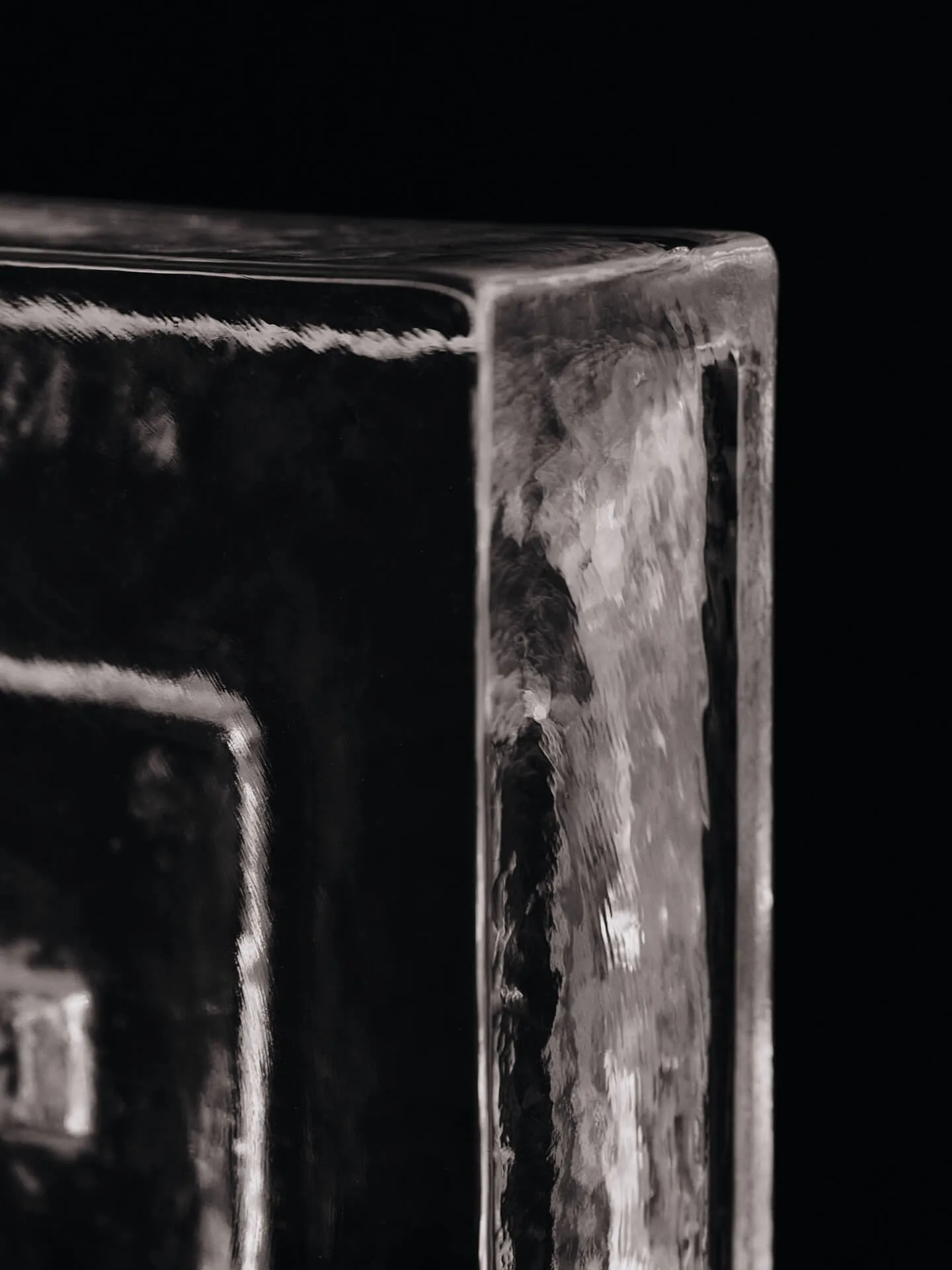 Świecznik Gradia square 16x16 cm, Clear Ferm Living