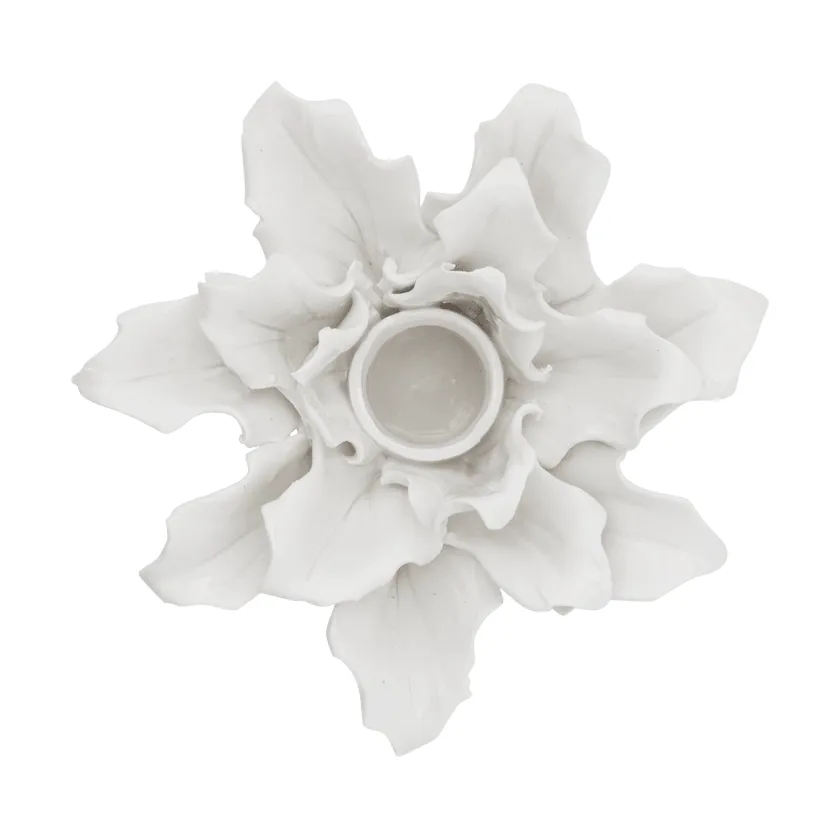 Świecznik Holly Leaf, Off-white Ferm Living