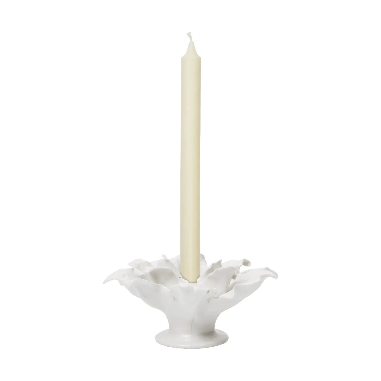Świecznik Holly Leaf, Off-white Ferm Living