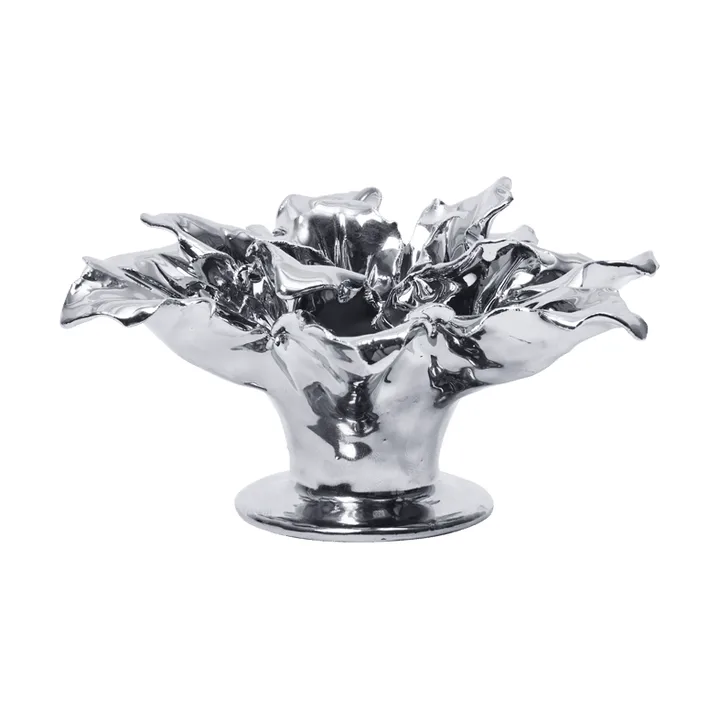 Świecznik Holly Leaf - Srebrny - Ferm Living