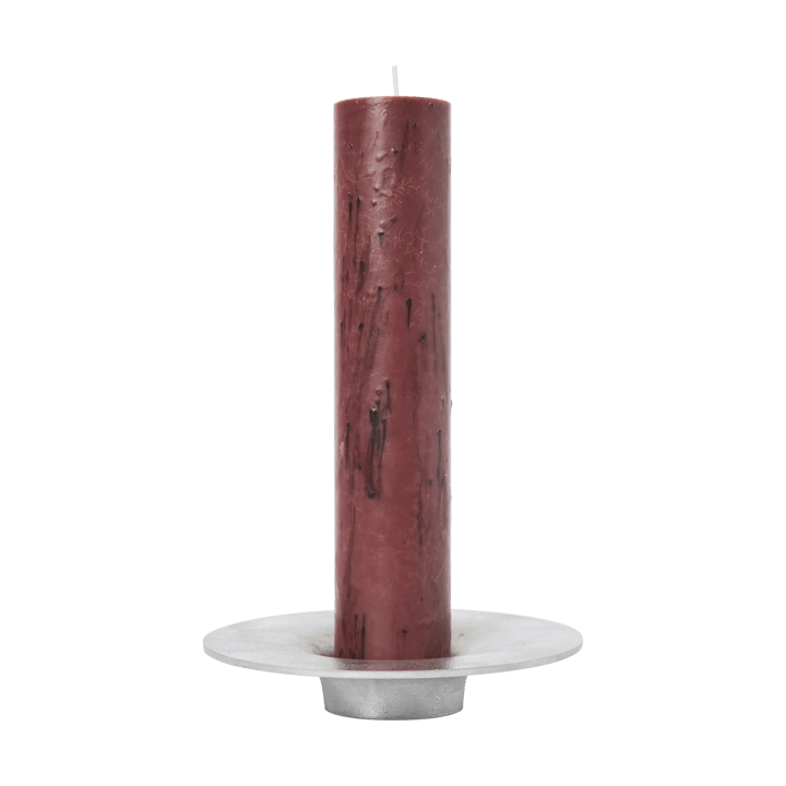 Świecznik na świeczki blokowe Soothe Ø16 cm, Aluminium Ferm Living