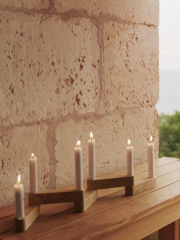 Świecznik  Newel modul - Travertine - Ferm Living