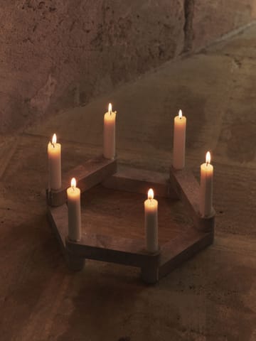 Świecznik  Newel modul - Travertine - Ferm Living