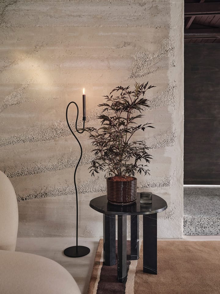 Świecznik podłogowy Valse, Black Ferm Living