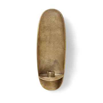 Świecznik ścienny Agapé - Brass finish - Ferm Living