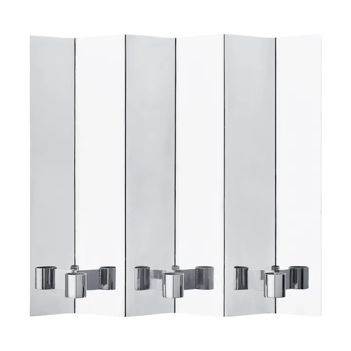 Świecznik ścienny Eddy - 3, Mirror polished - Ferm Living