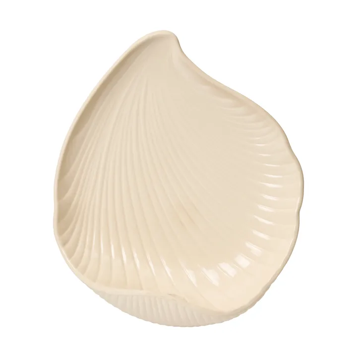 Świecznik ścienny Shell - Off-white, 24x9,5x28,2 cm - Ferm Living