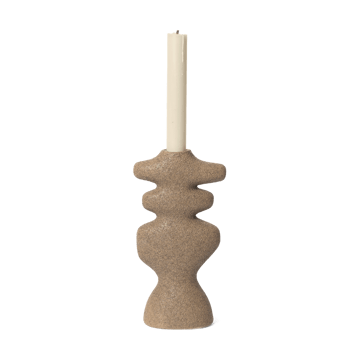 Świecznik Yara large - Ciemny piasek - Ferm Living