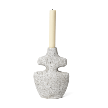 Świecznik Yara medium - Szary pumeks - Ferm Living
