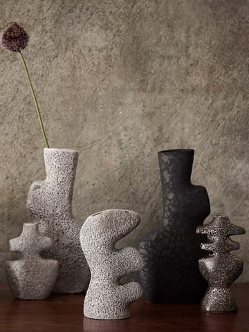 Świecznik Yara medium - Szary pumeks - Ferm Living