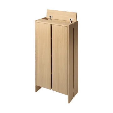 Szafta Parcel - Natural oak, 55x30x110 cm - Ferm Living