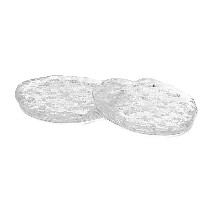 Szklane kamienie Momento 2-pak, Ø11 cm Ferm Living