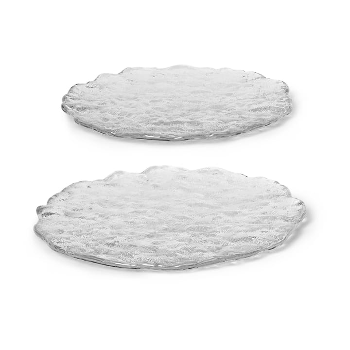 Szklane kamienie Momento 2-pak - Ø21 cm - Ferm Living