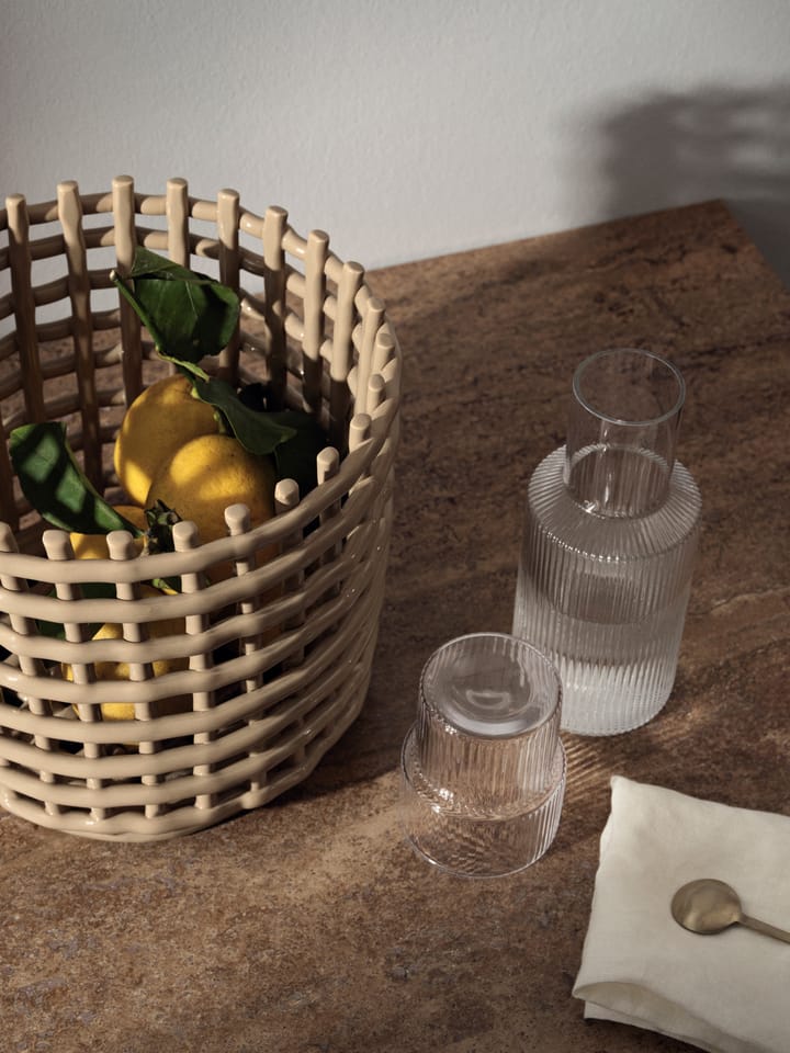 Szklani Ripple small 60 ml 4 szt, Przezroczysty Ferm Living