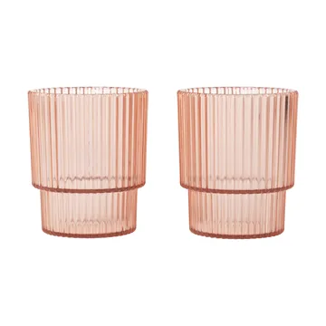 Szklanka dziecięca Ripple kids - Blush, 2 szt. - Ferm Living