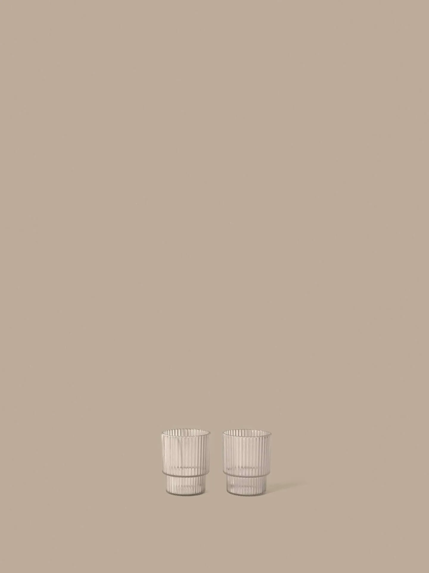 Szklanka dziecięca Ripple kids, Clear, 2 szt. Ferm Living
