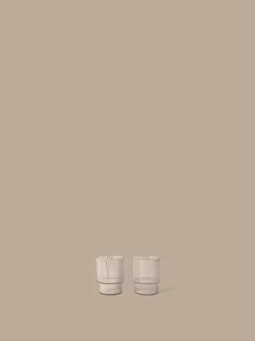 Szklanka dziecięca Ripple kids - Clear, 2 szt. - Ferm Living