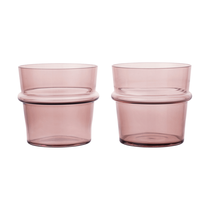 Szklanka niska Boya 30 cl 2-pak - Mauve - Ferm Living