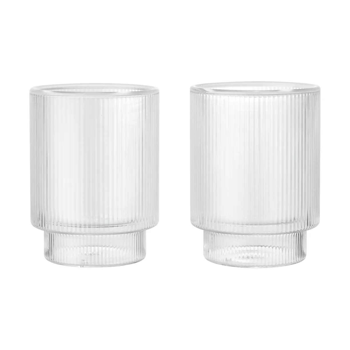 Szklanka Ripple Thermal 22 cl, 2 szt., Clear Ferm Living