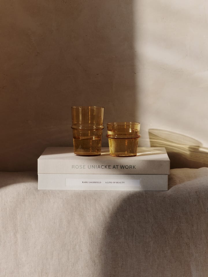 Szklanka wysoka Boya 45 cl 2-pak, Yellow Ferm Living