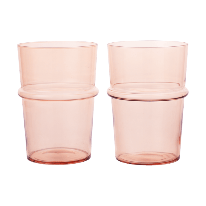 Szklanka wysoka Boya 450 ml, 2-pak - Blush - Ferm Living