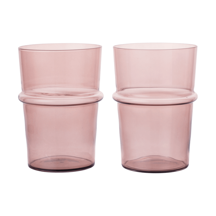 Szklanka wysoka Boya 450 ml, 2-pak - Mauve - Ferm Living